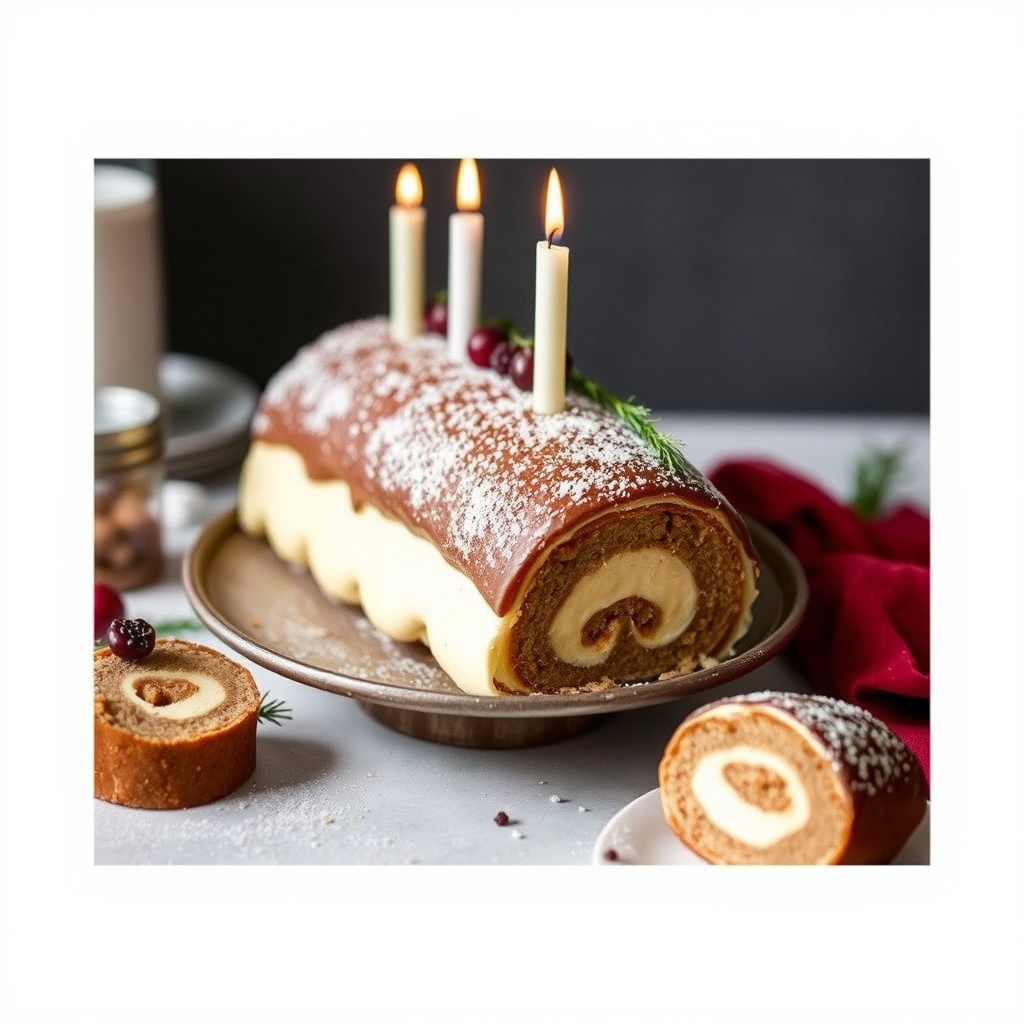 découvrez notre délicieuse bûche banoffee pour noël, un dessert gourmand alliant biscuits, caramel, bananes et crème, pa