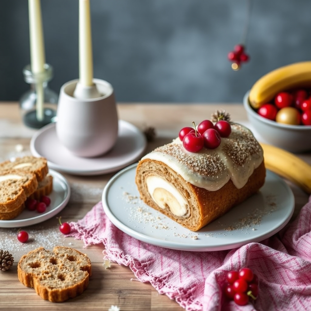 découvrez notre délicieuse bûche banoffee pour noël, alliant la douceur de la banane, la gourmandise du caramel et la lé