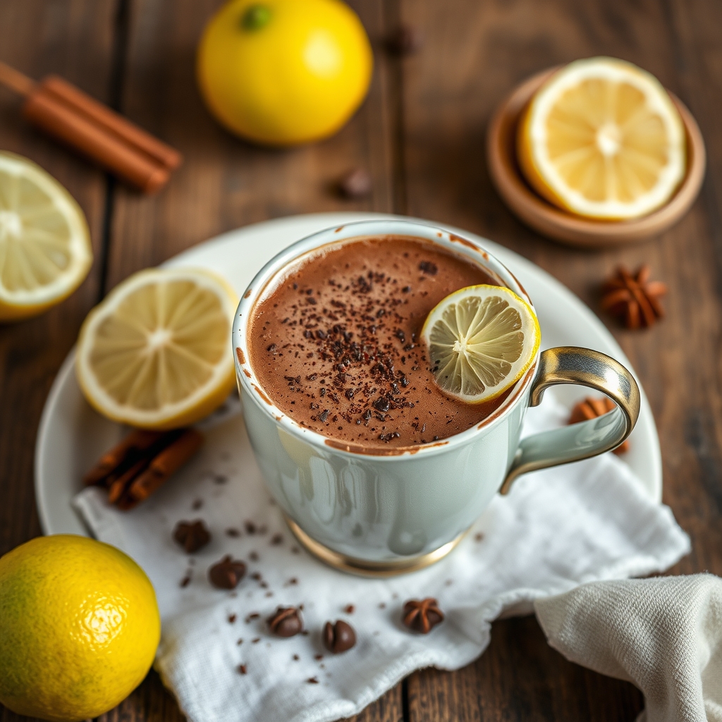 découvrez notre recette réconfortante de chocolat chaud épicé au citron vert, une boisson savoureuse alliant douceur du