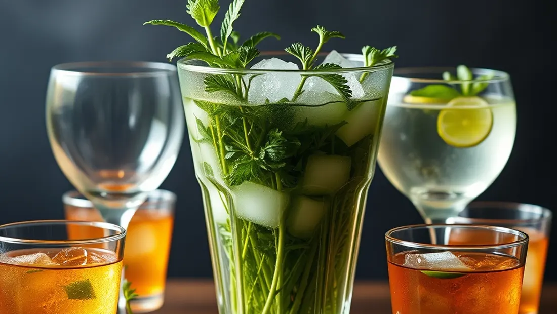 Bol de mojito géant et garnitures