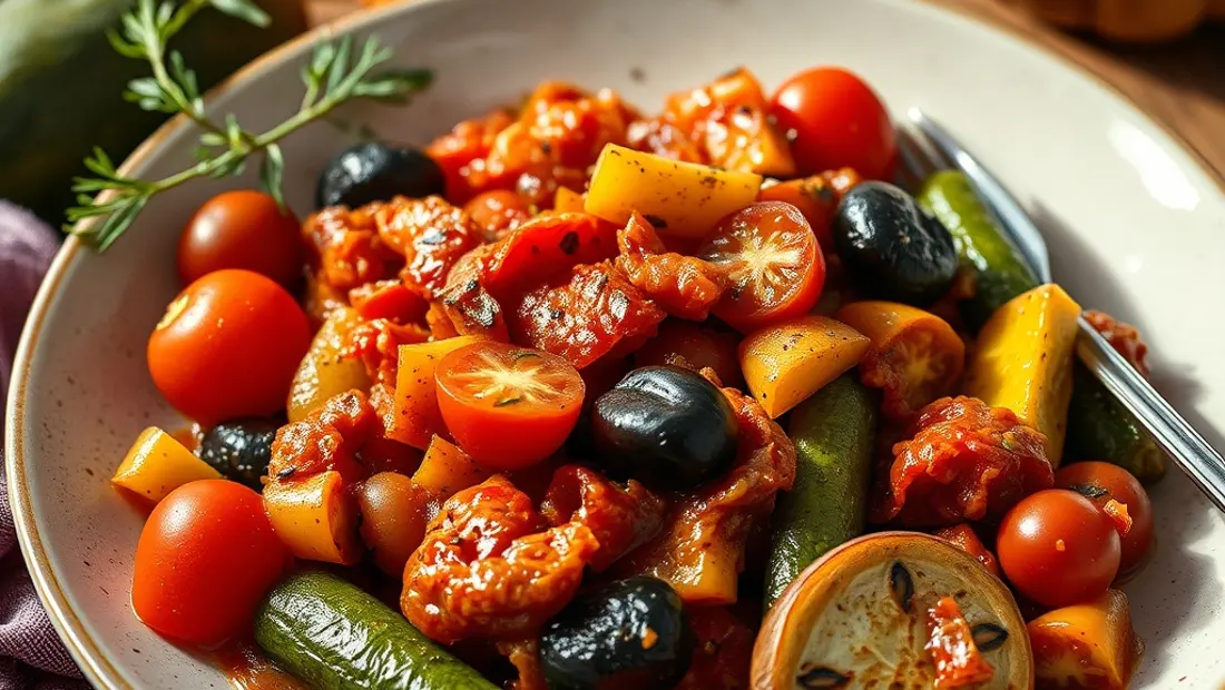 Ratatouille provençale avec légumes