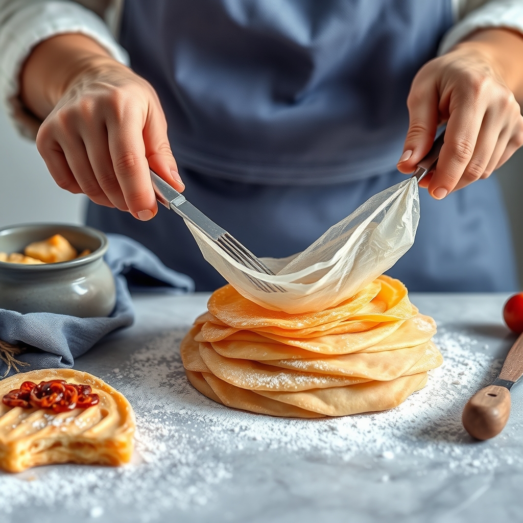 découvrez la recette détaillée de la pâte feuilletée inversée, une technique professionnelle pour un feuilletage léger,