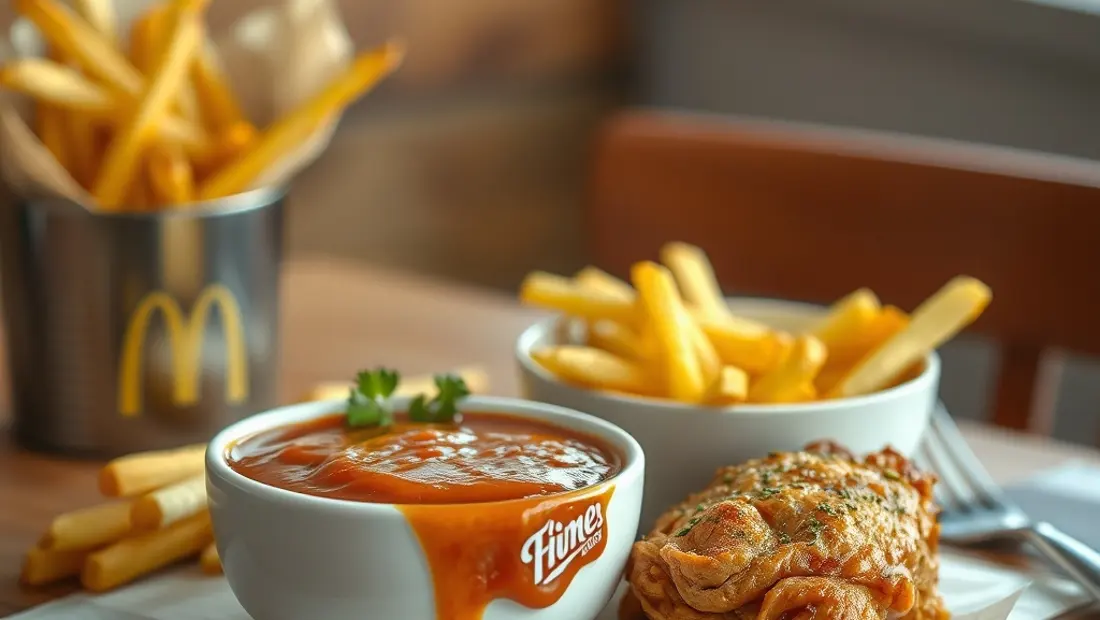 Sauce Mc Chicken et ingrédients associés