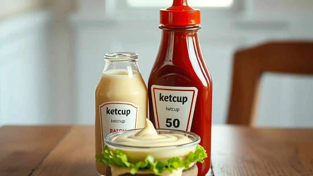 Sauce Biggy Burger et condiments