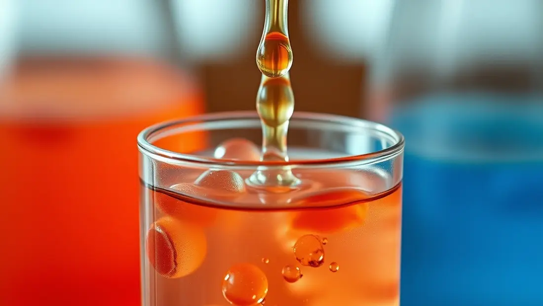 Bulles de gaz dans une potion magique.