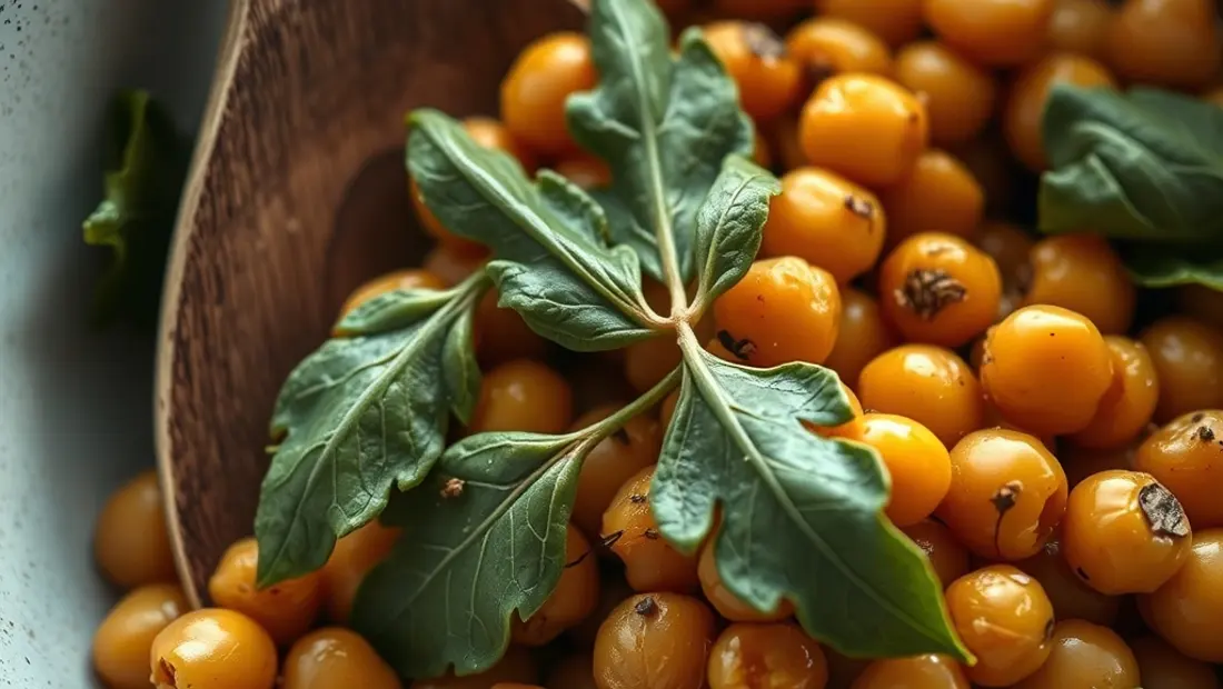 Haricots coco avec épices et feuilles de laurier