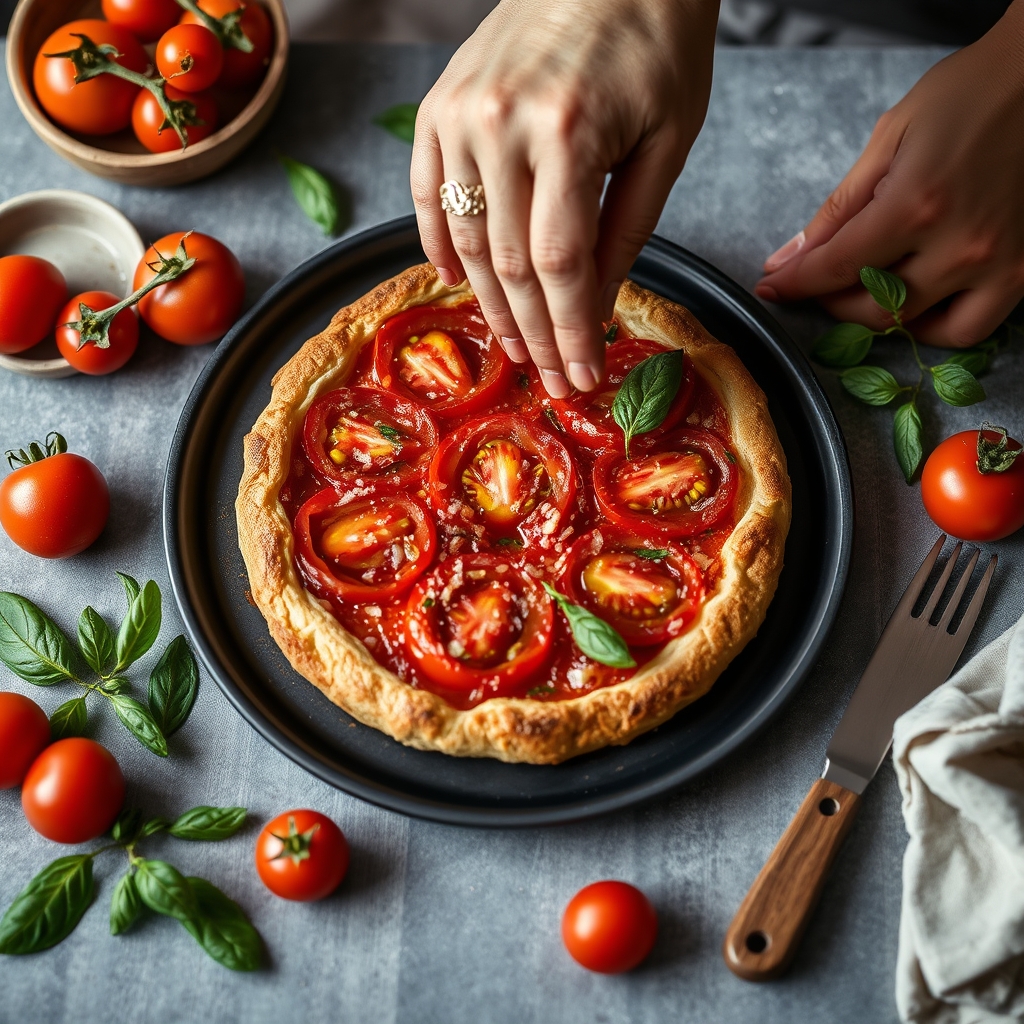 découvrez l'astuce infaillible pour préparer une délicieuse tarte à la tomate sans eau. apprenez à maîtriser les techniq