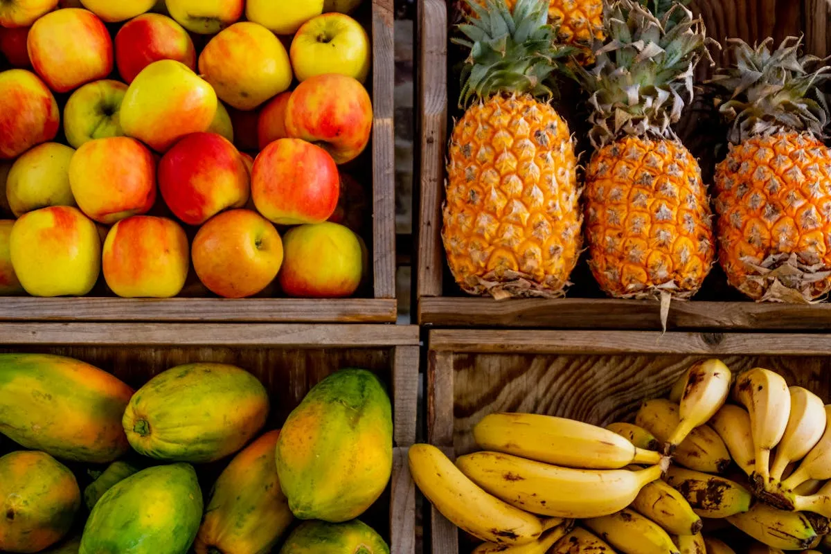 Liste des fruits en U