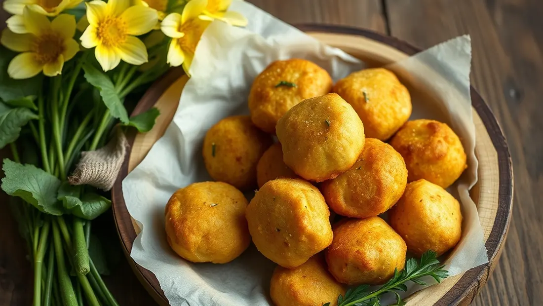 Beignets de courgettes frits sur une assiette.