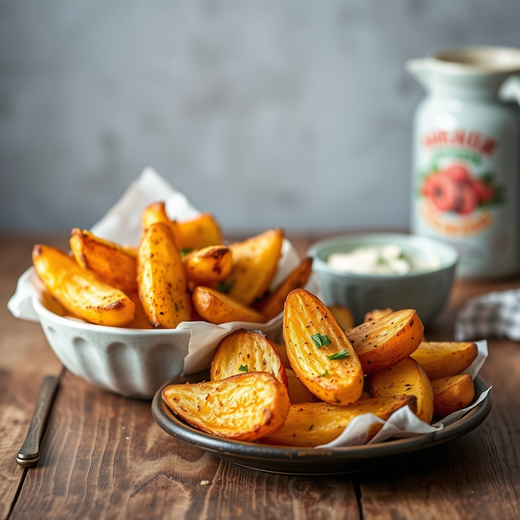 découvrez notre recette simple et rapide de pommes de terre rôties au air fryer. apprenez à préparer des pommes de terre