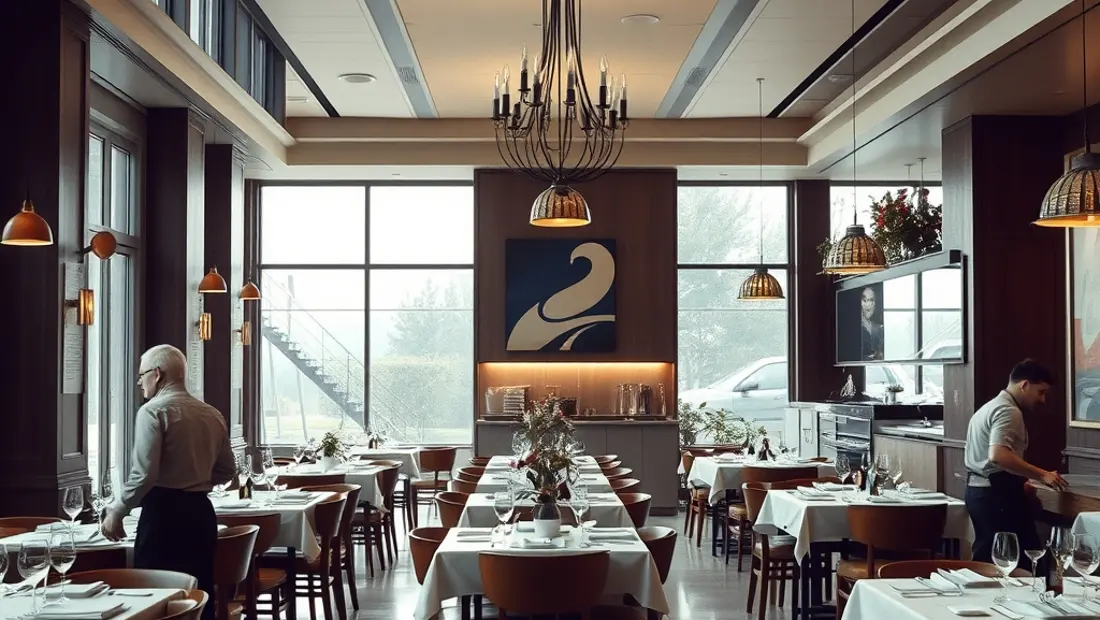 Vue d'ensemble d'un restaurant