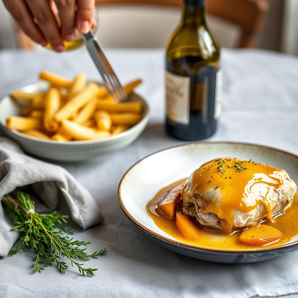 découvrez comment préparer un délicieux poulet au vin jaune avec nos techniques et astuces infaillibles. apprenez les se