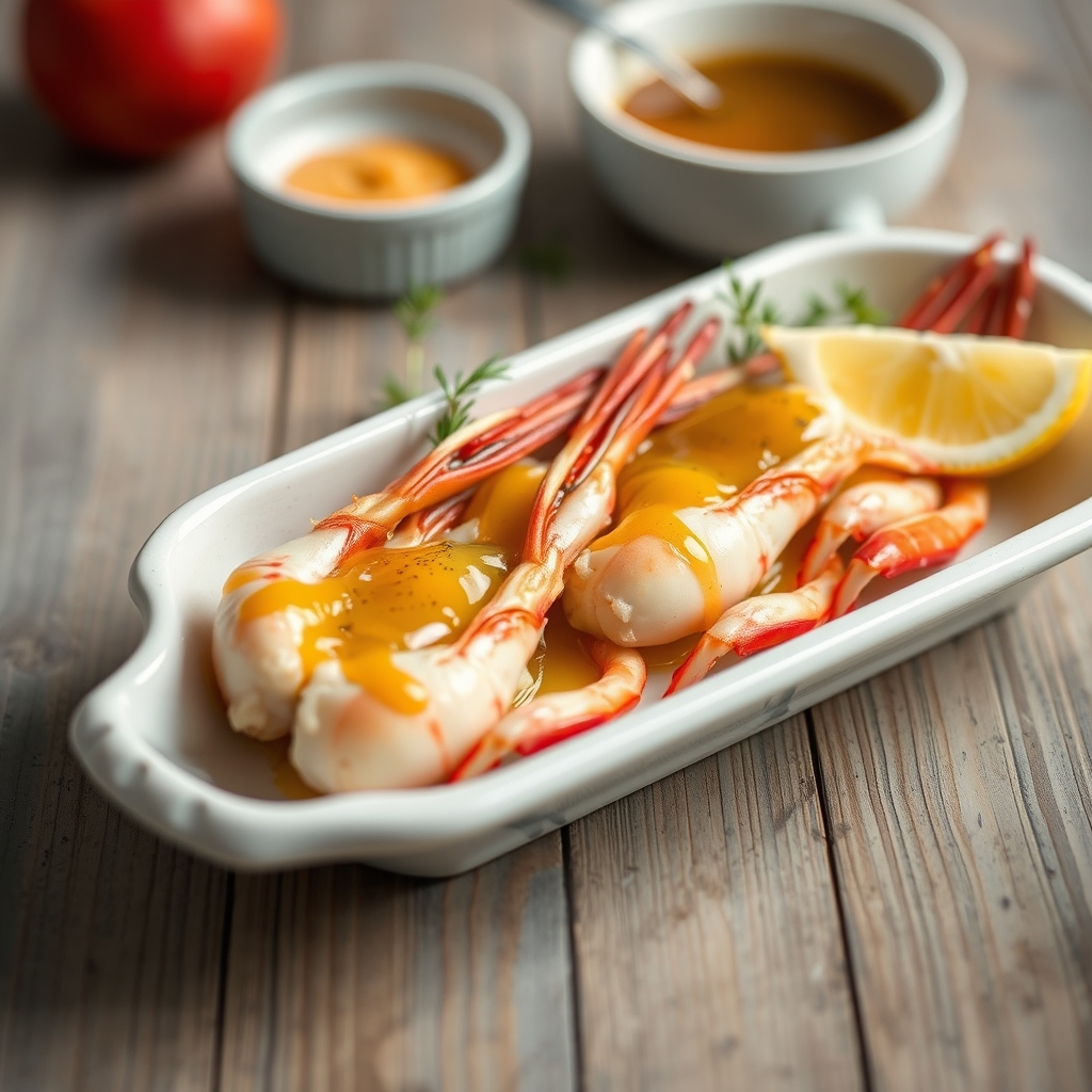 Recette crevettes au beurre dail et au miel