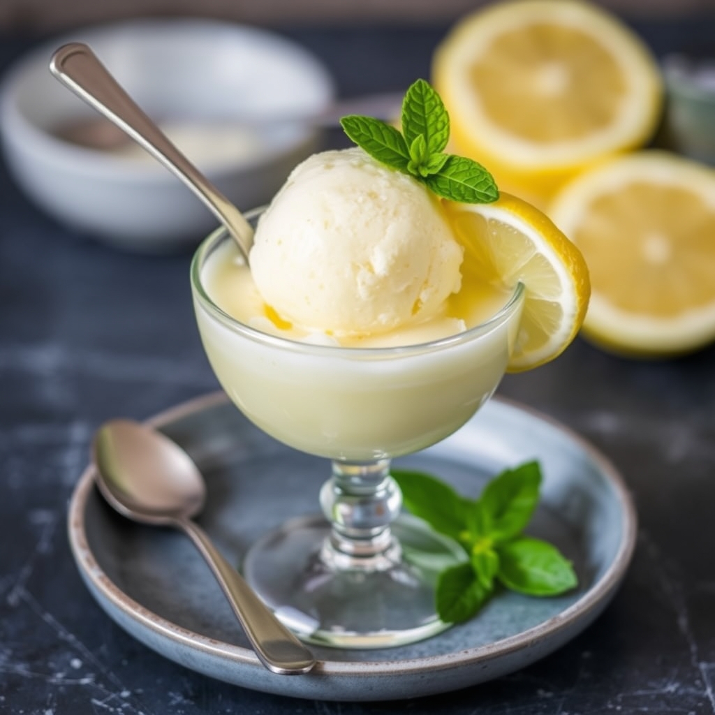 Recette du sorbet citron basilic par Novascope
