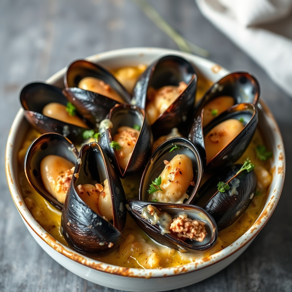 Recette savoureuse de moules surgelées à la maison