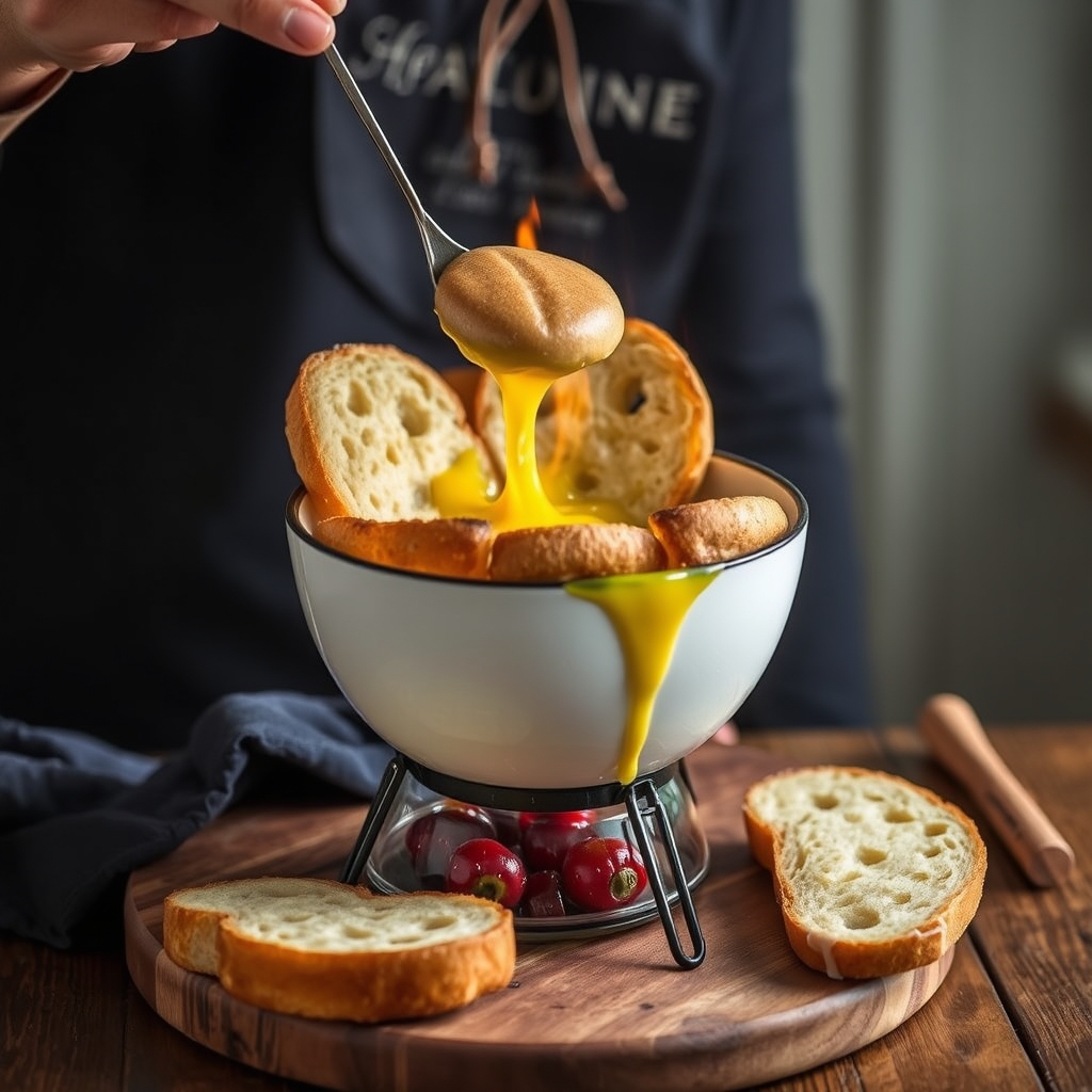 Réinventez la fondue : Utilisez du pain rassis pour une expérience savoureuse !