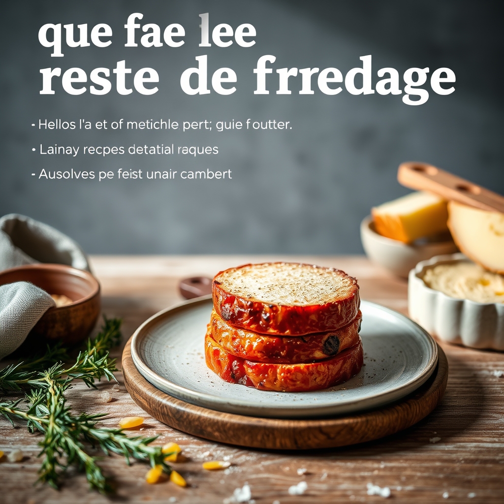 Que faire avec beaucoup de reste de fromage ?