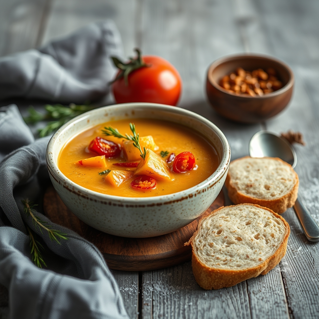 Ingrédients pour la soupe au picodon · Soupe au picodon : recette du soir d'hiver