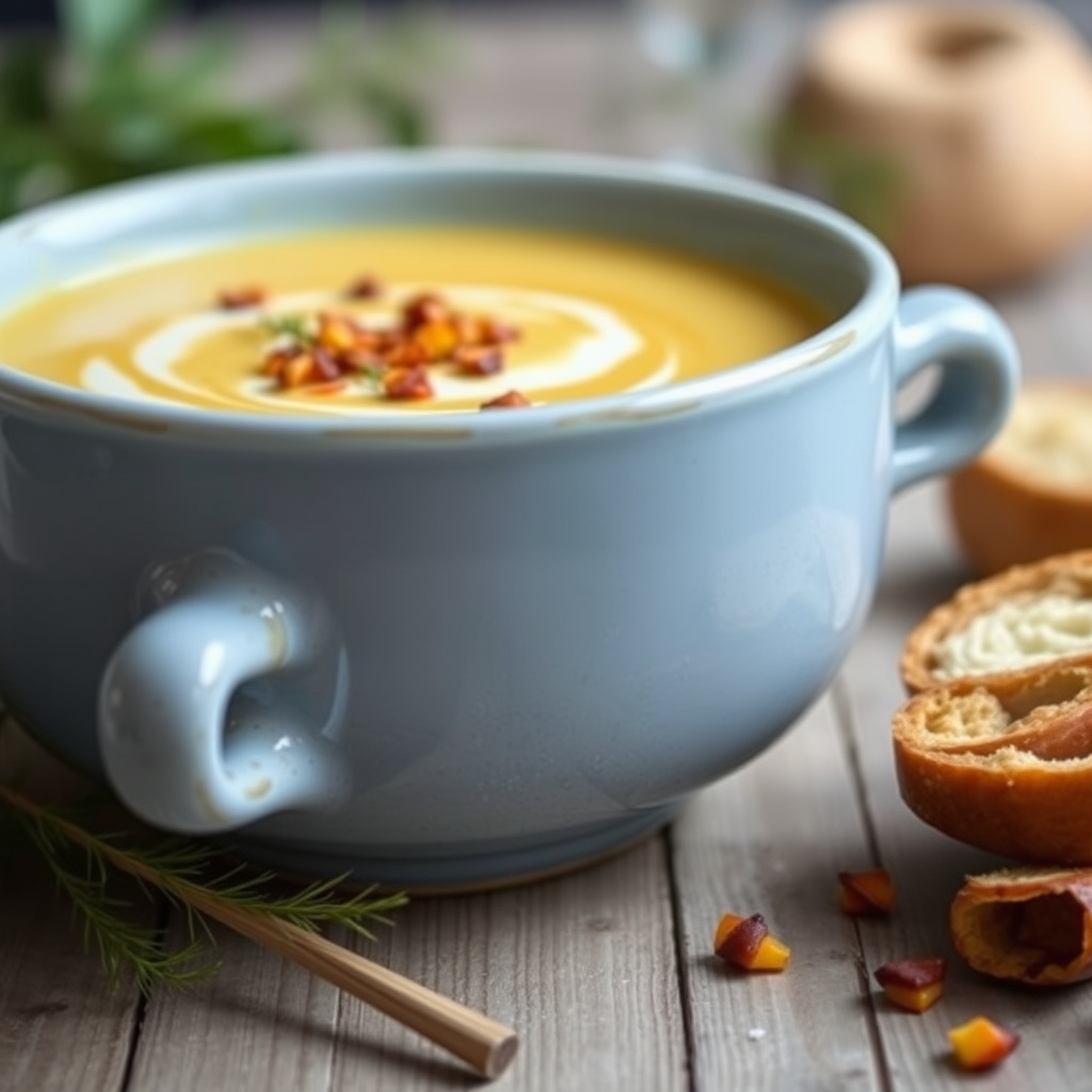 La newsletter 'Coup de fourchette' pour plus de recettes · Soupe au picodon : recette du soir d'hiver